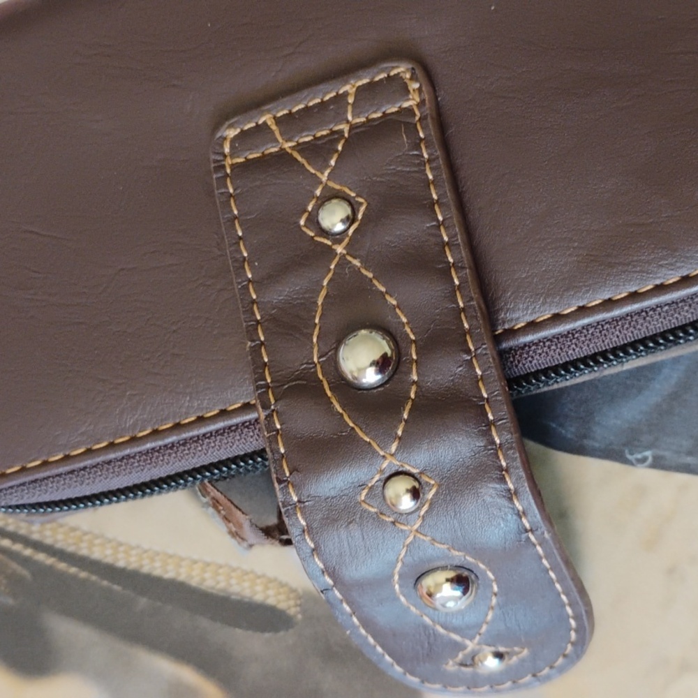 Western Style Embossed Wallet with Stud Accents - Picture 9 of 12